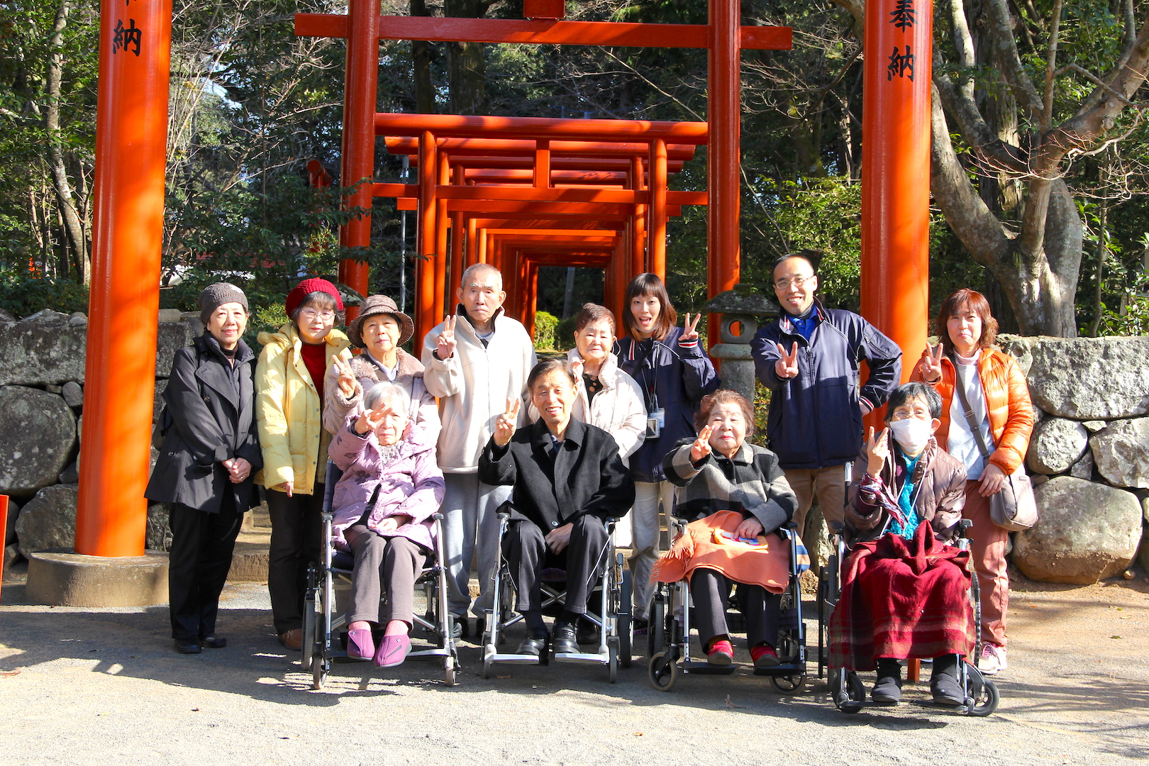 F道の尾初詣2015集合