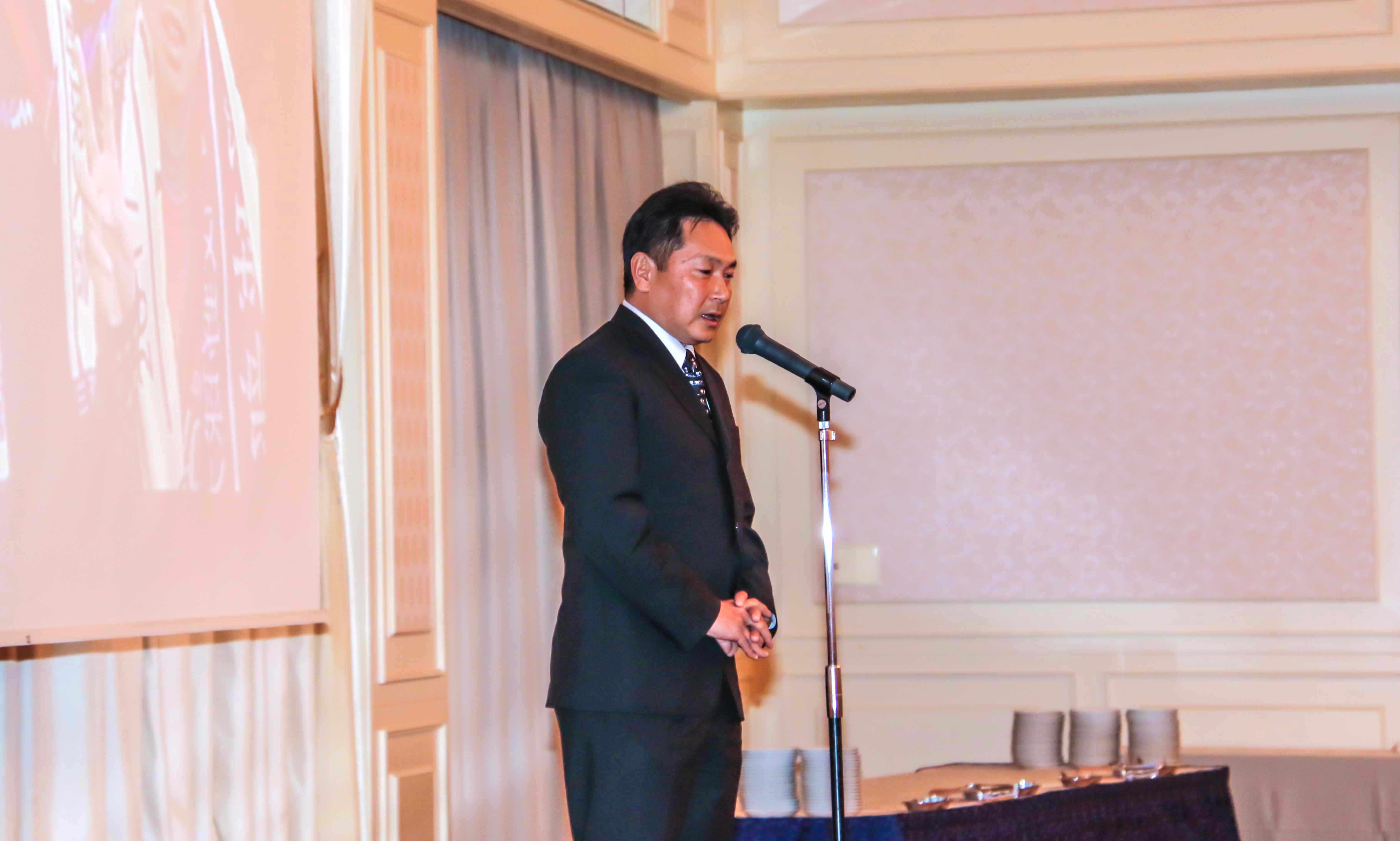 副島社長の写真 社長の経営指針2018の写真